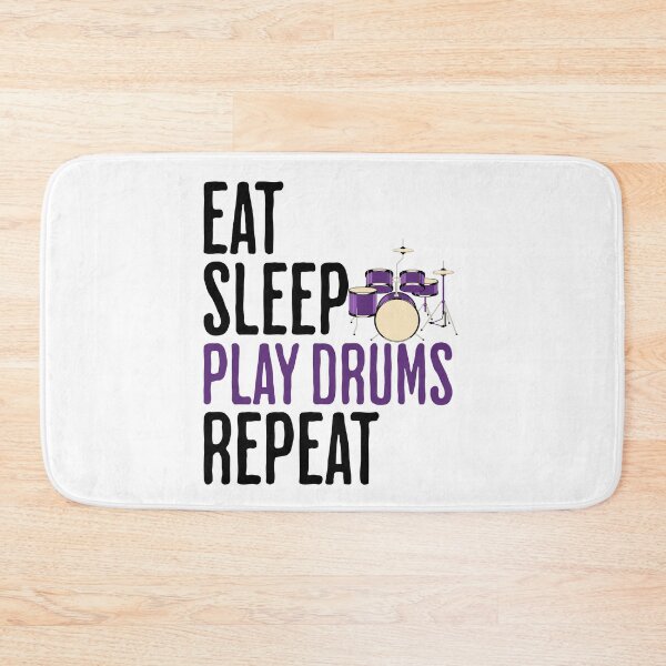 Item preview, Eat Sleep Play Drums Repeat - Music Humor designed and sold by AlanPhotoArt.