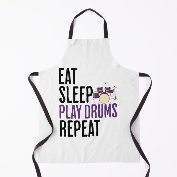 Item preview, Eat Sleep Play Drums Repeat - Music Humor designed and sold by AlanPhotoArt.