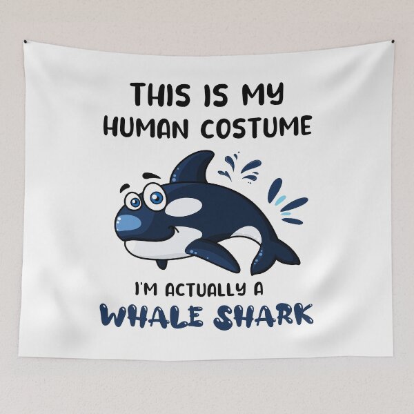 Item preview, This is my human costume, i'm actually a whale shark  designed and sold by POPLIN ⭐ ⭐ ⭐ ⭐ ⭐.