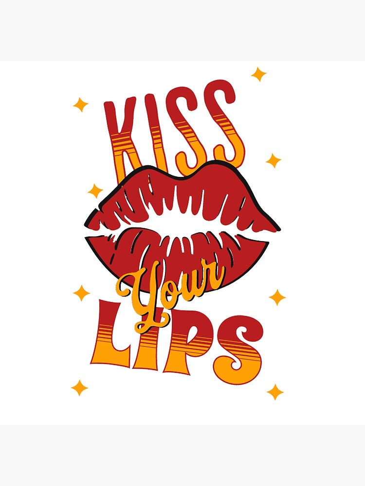 "kiss your lips" Poster for Sale by syeddaniyal26 Redbubble