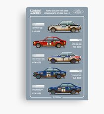 Ford Escort RAC Rally Tribute Canvas Print