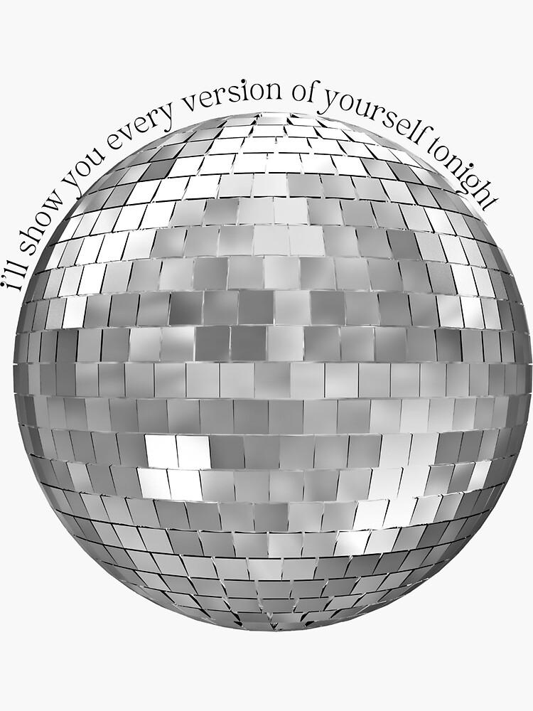 "Mirrorball Design Inspired by Folklore " Sticker for Sale by