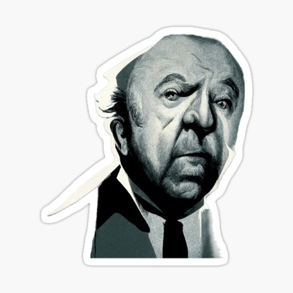 Item preview, Alfred Hitchcock Face Design designed and sold by MrSemih.