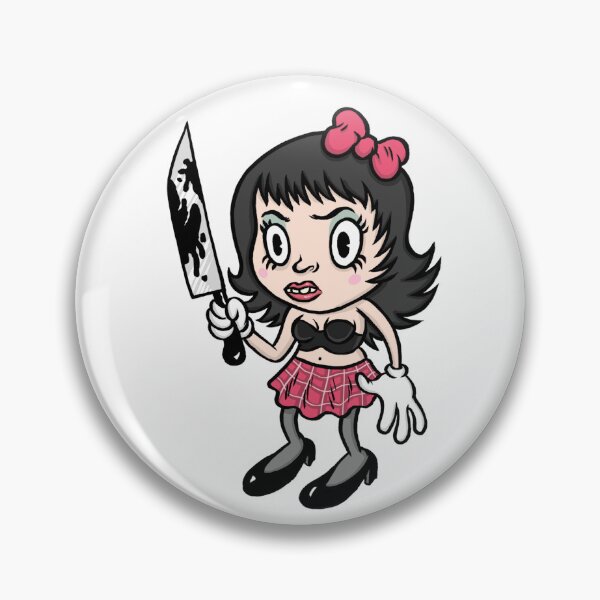 Artikelvorschau, Molly mit einer Cartoony-Grafik des Messer-Weinlese-Gummischlauchs entworfen und verkauft von frankforteart.