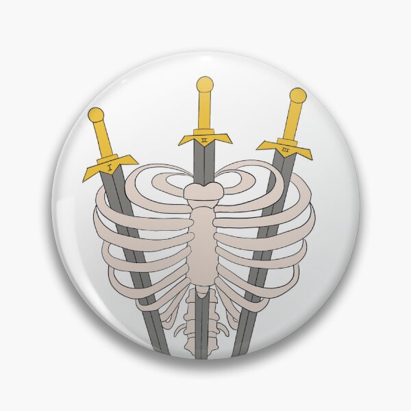 Item preview, Three of swords  designed and sold by Hannah Lynes.