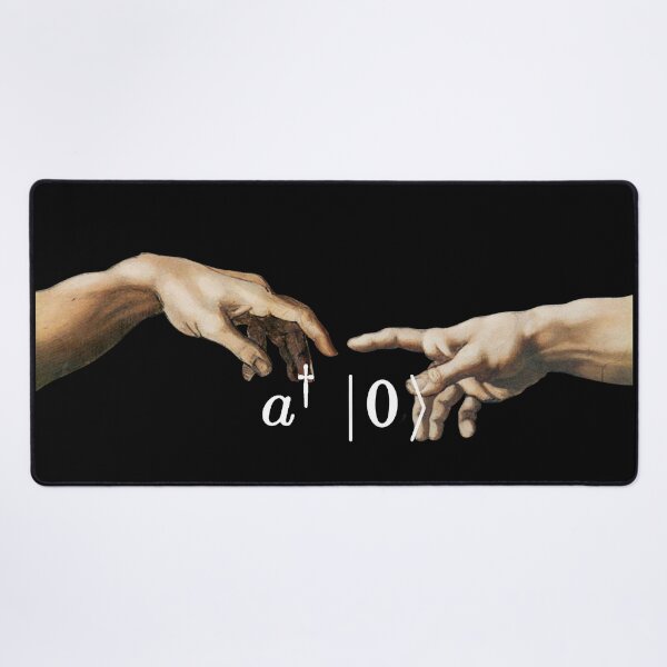 Item preview, Creation operator, micheangelo and the creation of adam, physics and art designed and sold by NoetherSym.