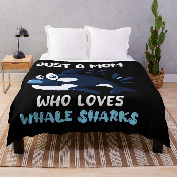 Item preview, Just a mom who loves whale sharks  designed and sold by POPLIN ⭐ ⭐ ⭐ ⭐ ⭐.