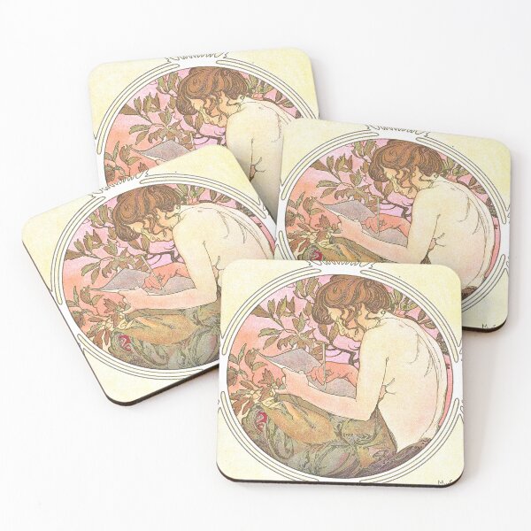 Item preview, DECORATIVE DOCUMENTS Alphonse Mucha Poster Advertising Vintage Art Nouveau designed and sold by TeeARTHY.
