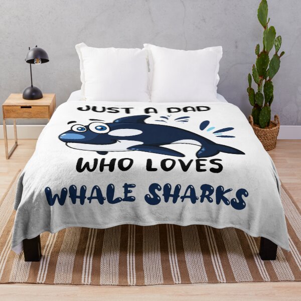 Item preview, Just a dad who loves whale sharks designed and sold by POPLIN ⭐ ⭐ ⭐ ⭐ ⭐.