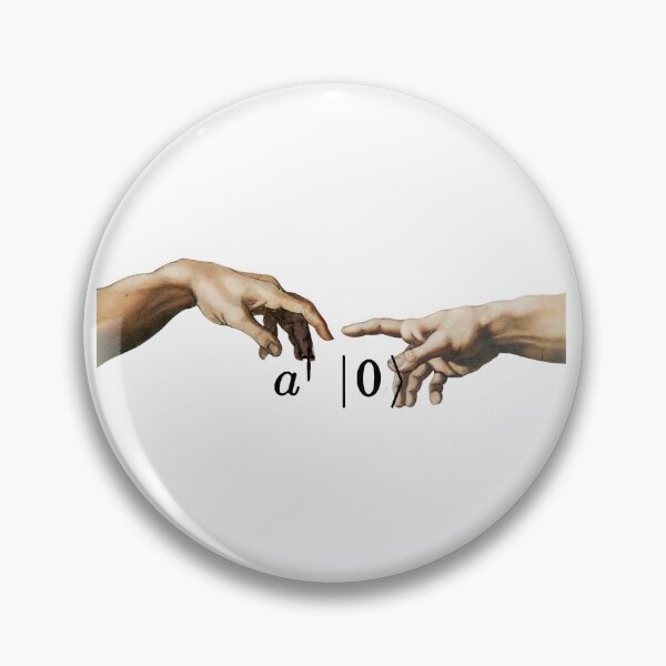 Item preview, Creation operator, micheangelo and the creation of adam, physics and art designed and sold by NoetherSym.