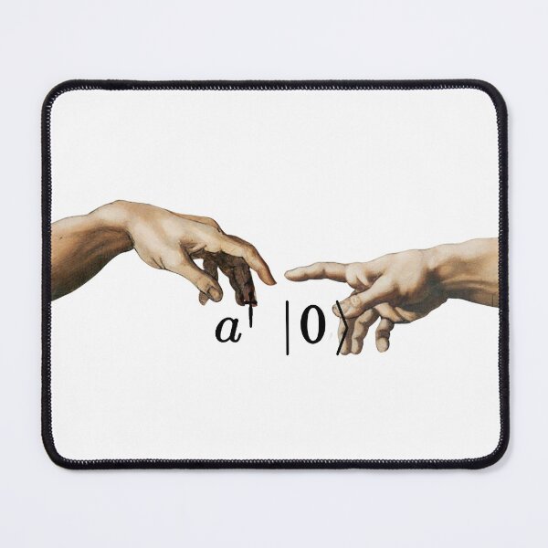 Item preview, Creation operator, micheangelo and the creation of adam, physics and art designed and sold by NoetherSym.