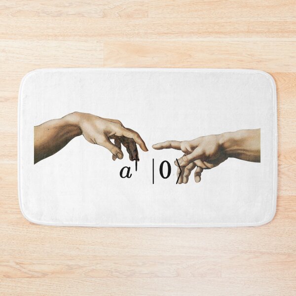 Item preview, Creation operator, micheangelo and the creation of adam, physics and art designed and sold by NoetherSym.