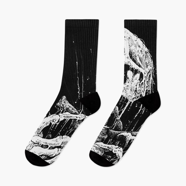 Item preview, Death Skeleton holding bad vibes poison black & white designed and sold by DRK7DSGN.