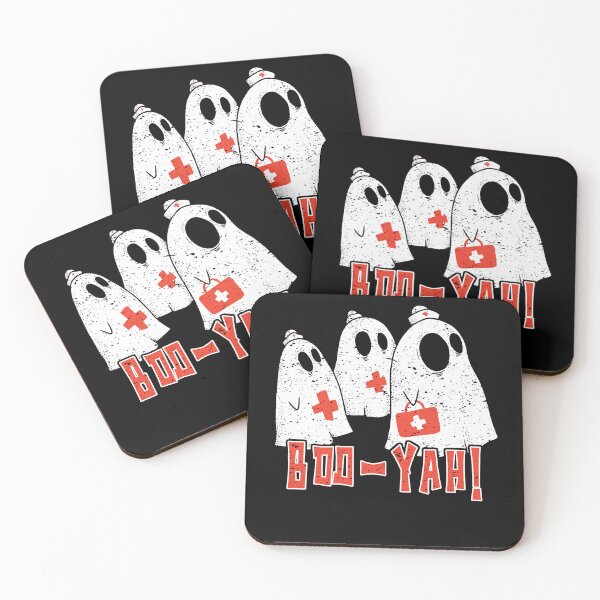 Item preview, Boo Yah Spooky Nurse Halloween Retro Vintage Style designed and sold by Countrysmart.