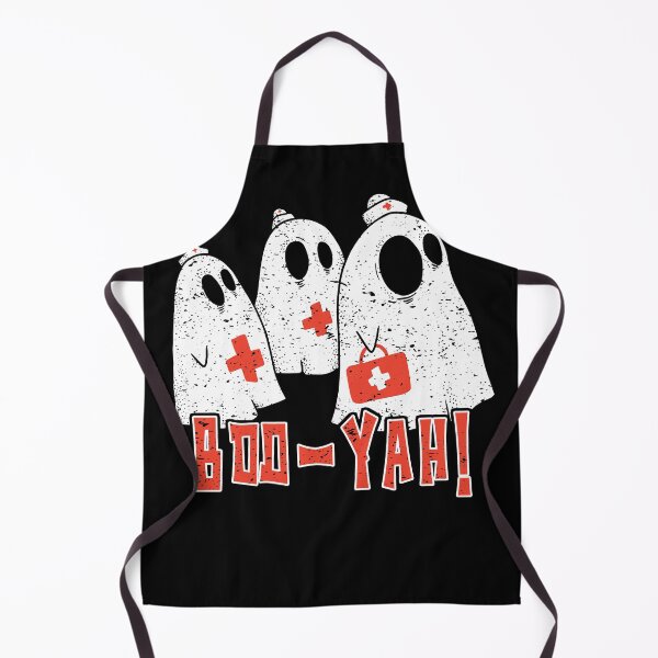 Item preview, Boo Yah Spooky Nurse Halloween Retro Vintage Style designed and sold by Countrysmart.