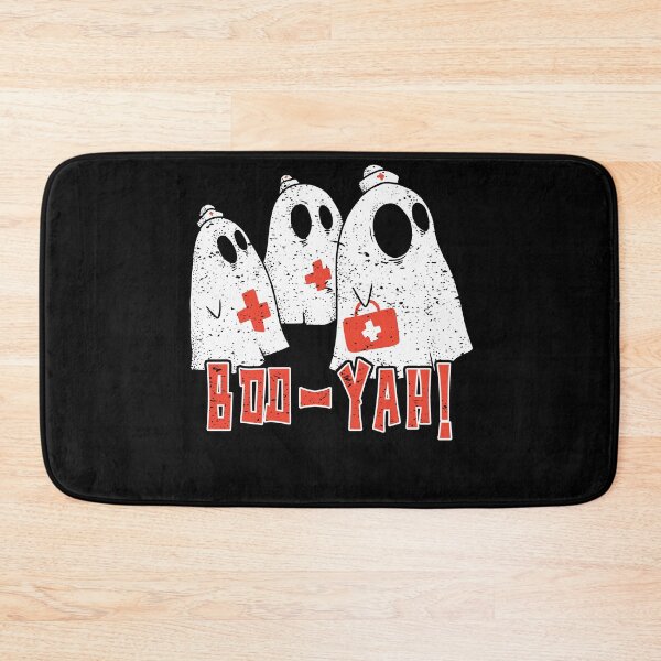 Item preview, Boo Yah Spooky Nurse Halloween Retro Vintage Style designed and sold by Countrysmart.