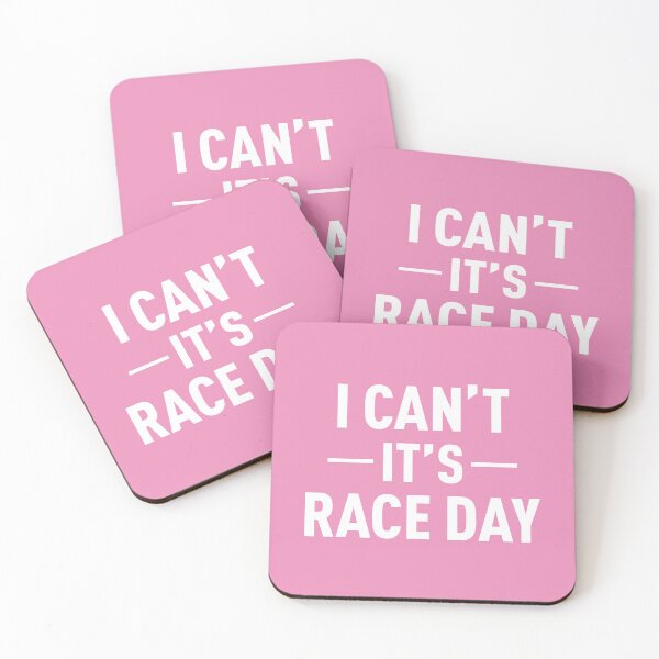 Item preview, I Can't It's Race Day (Pink BG) designed and sold by FilipeFerreira.