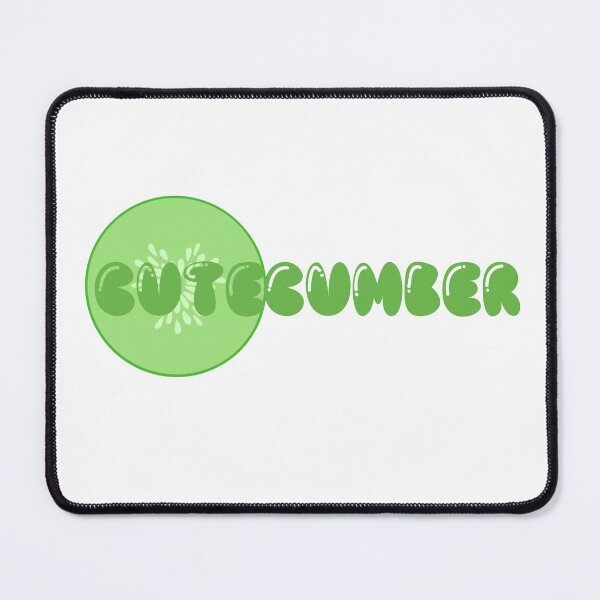 Item preview, CUTECUMBER Cucumber green design designed and sold by StuckandBlue.