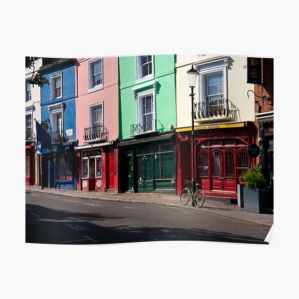 Along Portobello Road Poster