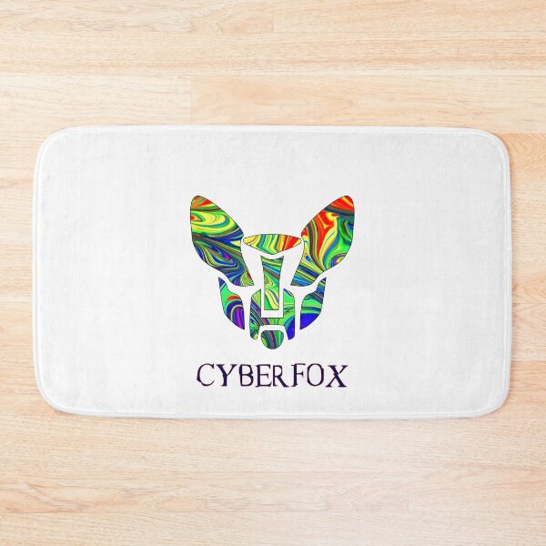 Item preview, CyberFox - the cyber fox in psychedelic colors with raised ears designed and sold by Kminos.