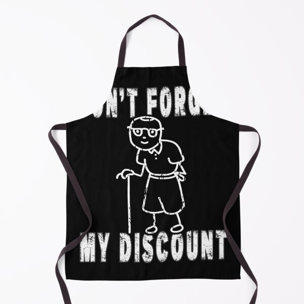 Item preview, Don't Forget My Discount Retro Vintage Funny Old People designed and sold by Countrysmart.