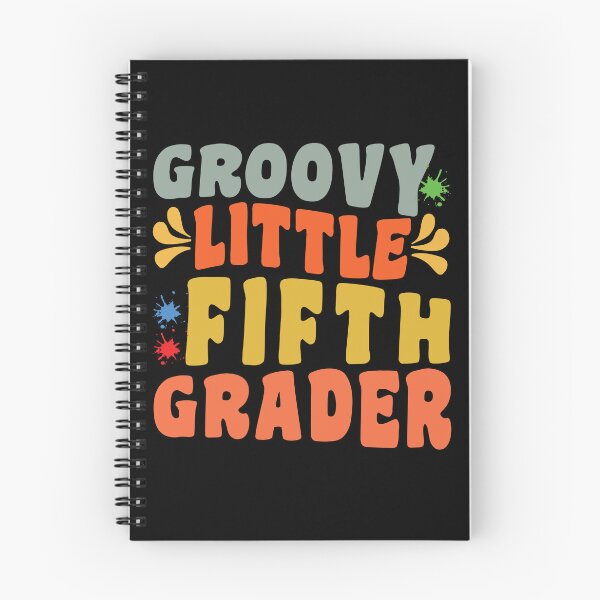 Item preview, Groovy Little Fifth Grader, funny back to school quote designed and sold by Artsy Fun.