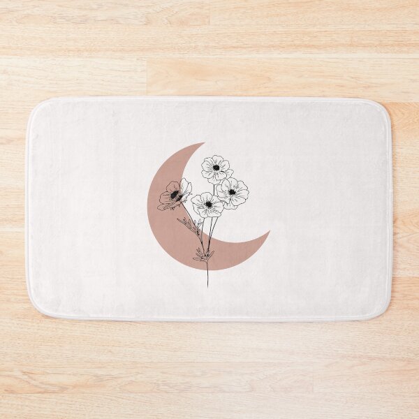 Item preview, Moon Line Flowers designed and sold by HappyLifeCreate.