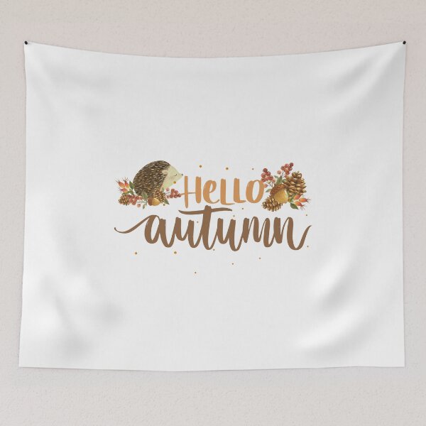 Item preview,  Autumn Colors, October Colors, September Colors, Hedgehog designed and sold by WORLD-SOFIA.