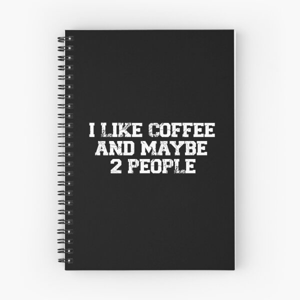 Item preview, womens I Like Coffee and Maybe 2 People, funny sarcastic, coffee Lover Vintage, Funny Coffee Quote designed and sold by adjamine.