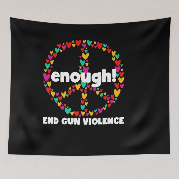 Item preview, WEAR ORANGE PEACE SIGN ENOUGH END GUN VIOLENCE designed and sold by sobriowslen.