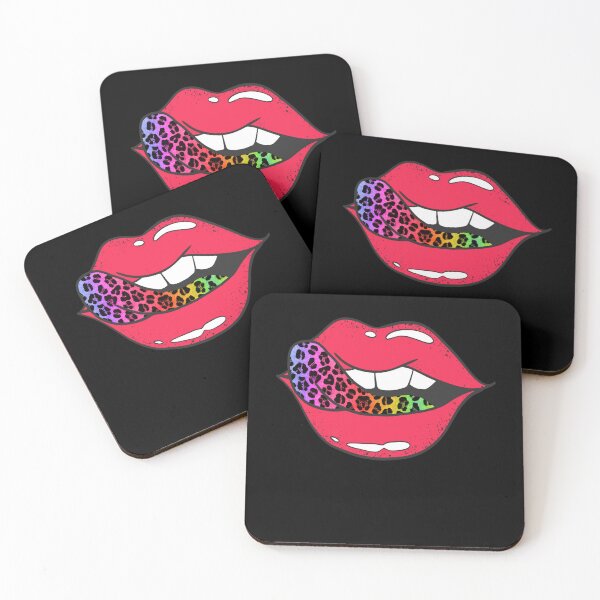 Item preview, Women Men Summer Cute Sexy Lips Face Leopard Tongue Graphic designed and sold by Countrysmart.