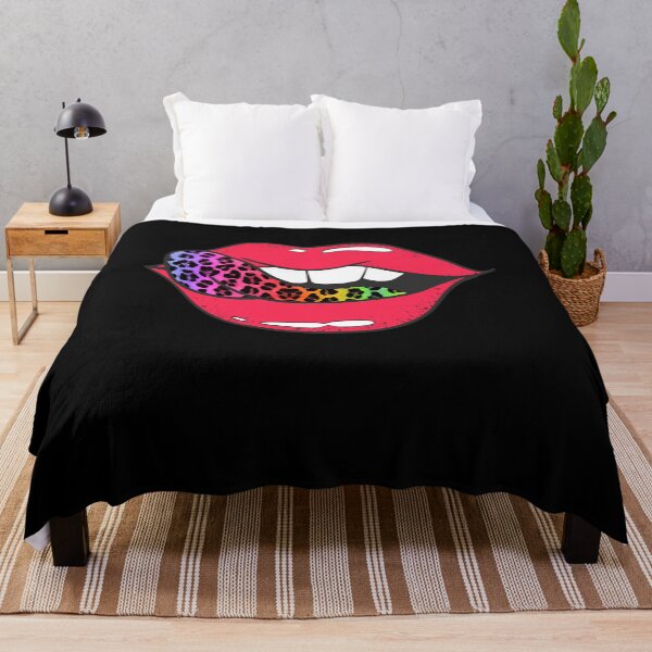 Item preview, Women Men Summer Cute Sexy Lips Face Leopard Tongue Graphic designed and sold by Countrysmart.