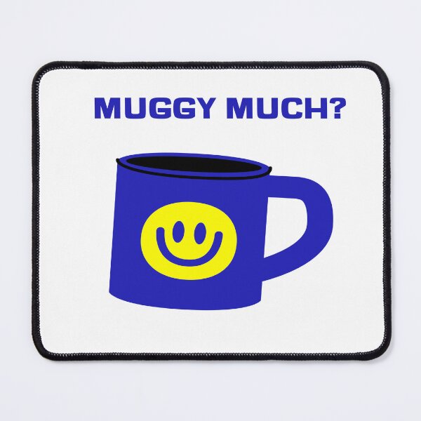 Item preview, Muggy Much? Mug With Smiley Face designed and sold by LMcDs.