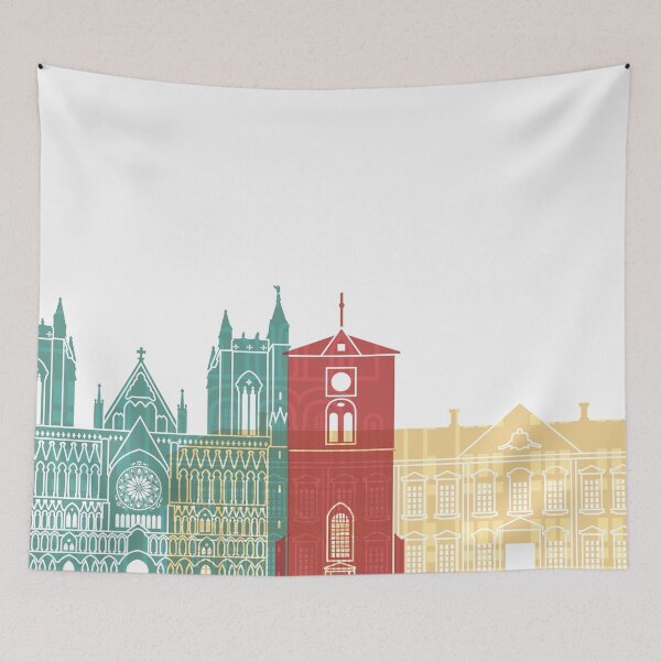 Item preview, Trondheim skyline poster designed and sold by paulrommer.