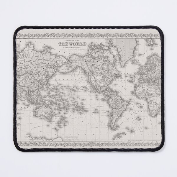 Item preview, Colton’s Map of the World 1855 Neutral designed and sold by VintageArchive.