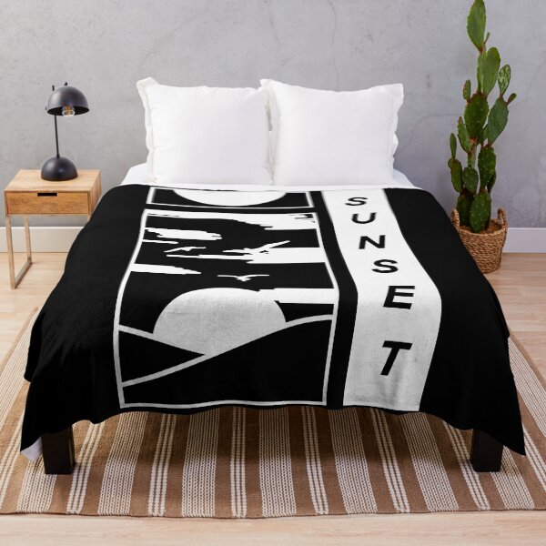 Item preview, Aesthetic Black and White Sunset designed and sold by shindeku.