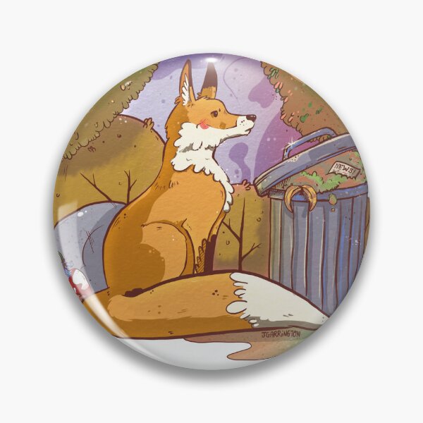 Item preview, Fox - Protector of the Trash designed and sold by Garrington-Illu.