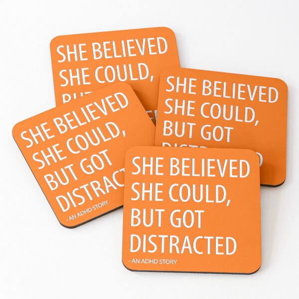 Item preview, She Believed She Could, But Got Distracted - Funny designed and sold by 1PointlessPeach.