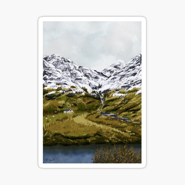 Item preview, Glencoe in Winter designed and sold by mj-illustrates.