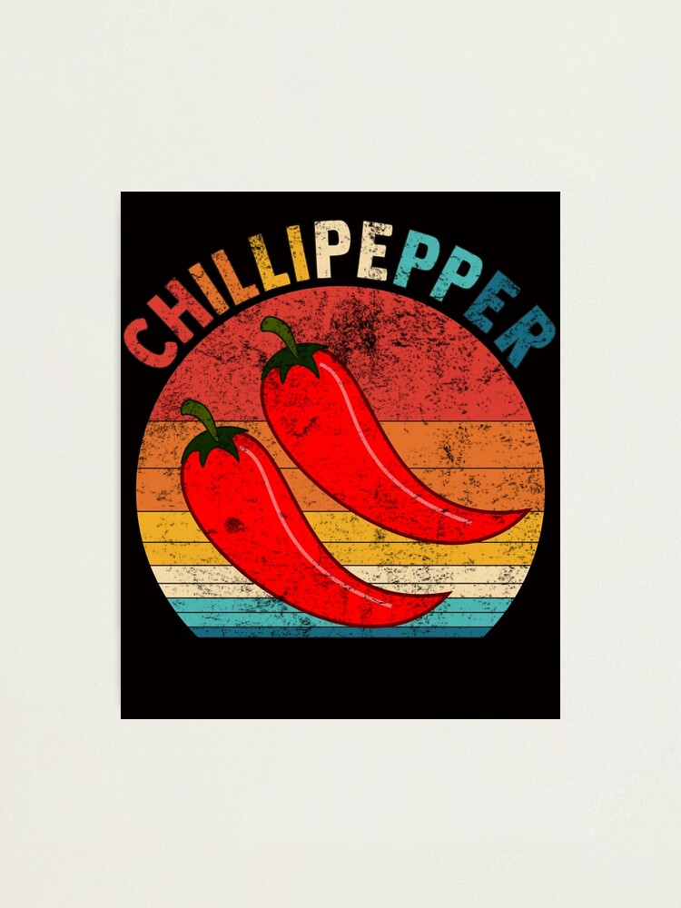 Vintage red hot chili sales peppers