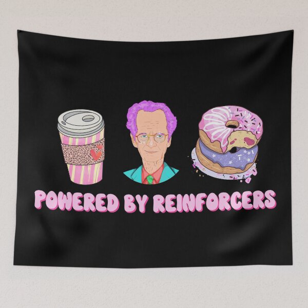 Item preview, Powered by Reinforcers, Applied Behavior Analysis Sticker designed and sold by VisionaryABA.