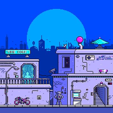 Artwork thumbnail, Cyberpunk Pixel Art by Retroperks