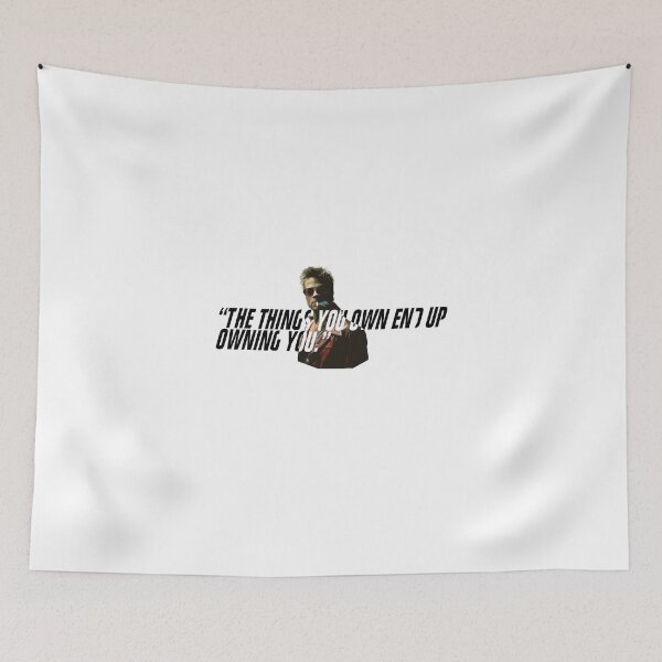 Item preview, Las cosas que posees terminan siendo tuyas. Pegatina del club de lucha designed and sold by Bigilyy.