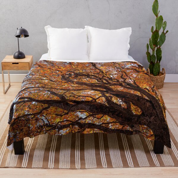 Item preview, Beautiful Autumn Trees against the sky designed and sold by CyaniRose.