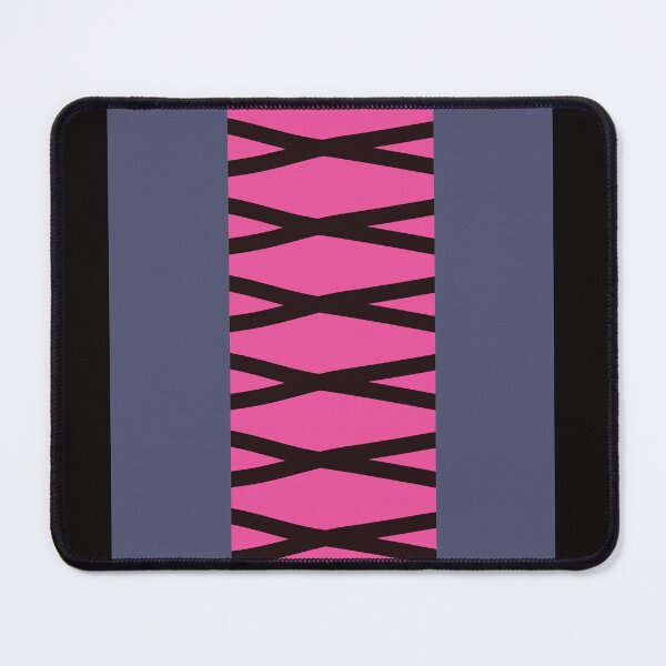 Item preview, Pink Black Gray Criss-Cross Geometric Graphic Design Pattern designed and sold by delohill.