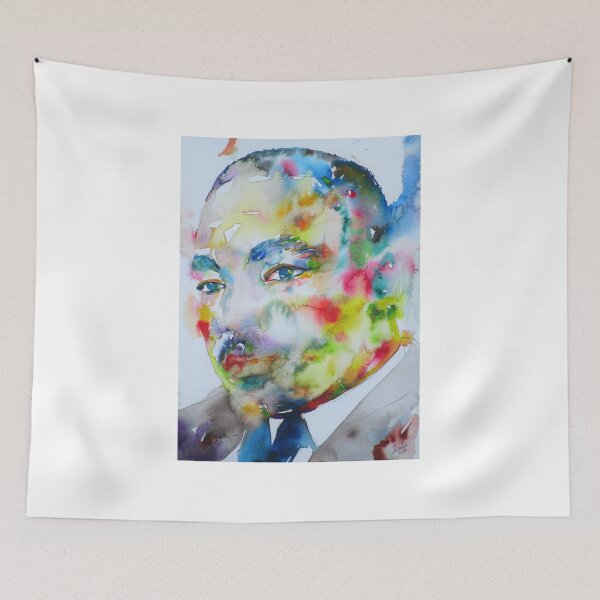 Item preview, MARTIN LUTHER KING Jr. - watercolor portrait.4 designed and sold by lautir.