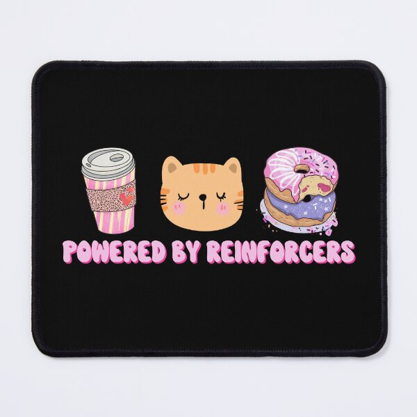Item preview, Powered by Reinforcers, Applied Behavior Analysis Funny Sticker designed and sold by VisionaryABA.
