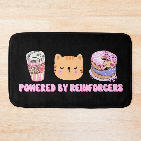 Item preview, Powered by Reinforcers, Applied Behavior Analysis Funny Sticker designed and sold by VisionaryABA.