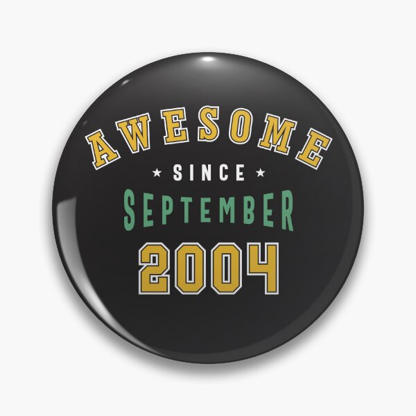 Item preview, 18th Birthday Awesome Since September 2004 - 18 Year Old designed and sold by cidolopez.