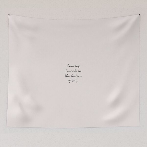 Item preview, "drawing hearts in the byline" tolerate it taylor swift lyrics designed and sold by lilsammi.
